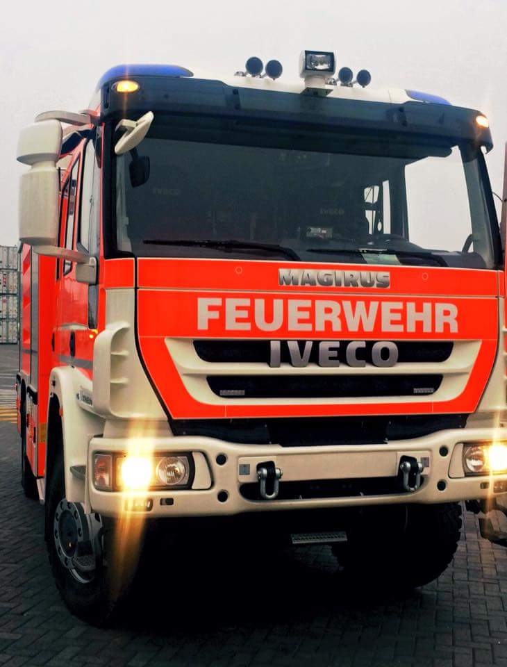 Frontal de la unidad B-5 Iveco Magirus
